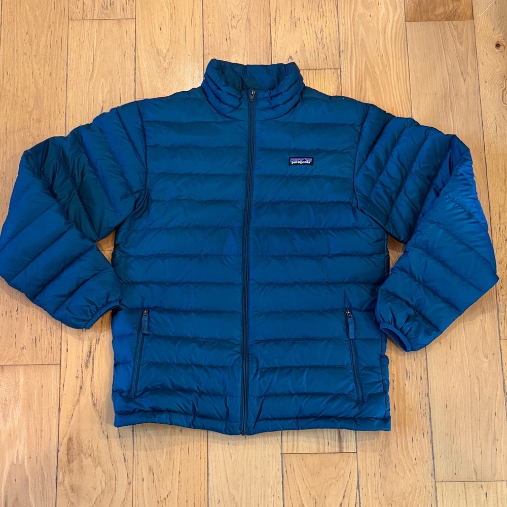 Patagonia Kids' Teal Puffer Jacket